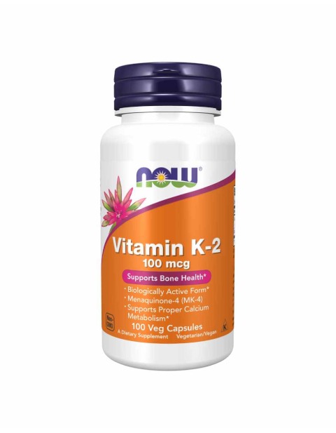 Витамин К2 NOW Vitamin K2 100 мкг 100 капсул | Aresport.by