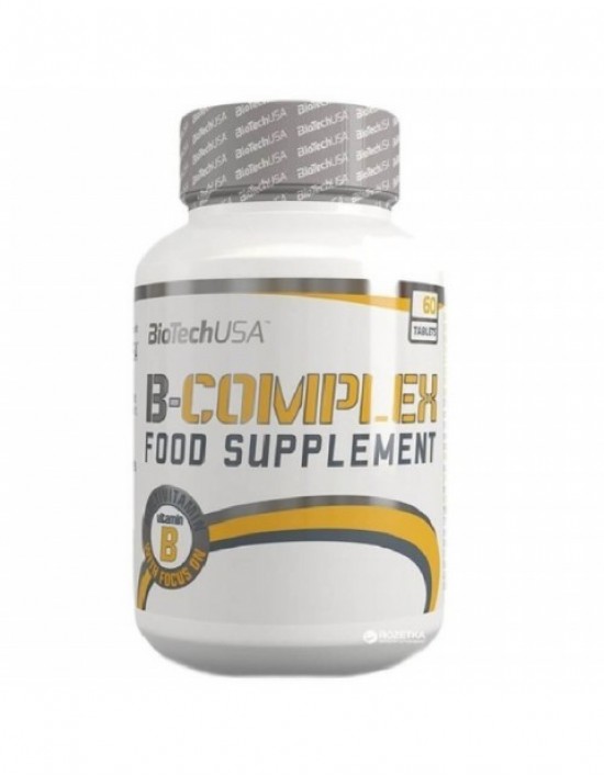 Vitamin B Biotech Usa B Complex 60 Tabletok Aresport By