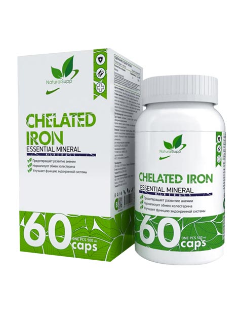 Chelated Iron NaturalSupp 60 капсул
