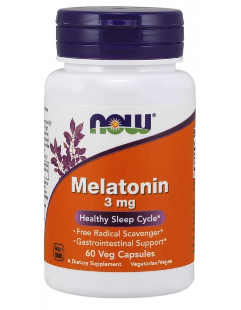 Melatonin 3 mg Now 60 капсул